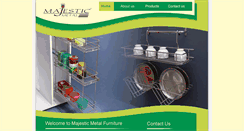Desktop Screenshot of majesticmetalfurniture.com