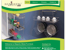 Tablet Screenshot of majesticmetalfurniture.com
